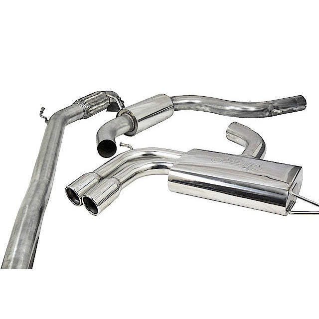 Línea de Escape "Turboback" para Audi A3 (8P) 2.0 TFSI 2WD (5 Puertas Sportback)