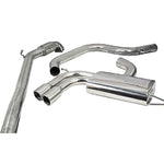 Línea de Escape "Turboback" para Audi A3 (8P) 2.0 TFSI 2WD (5 Puertas Sportback)