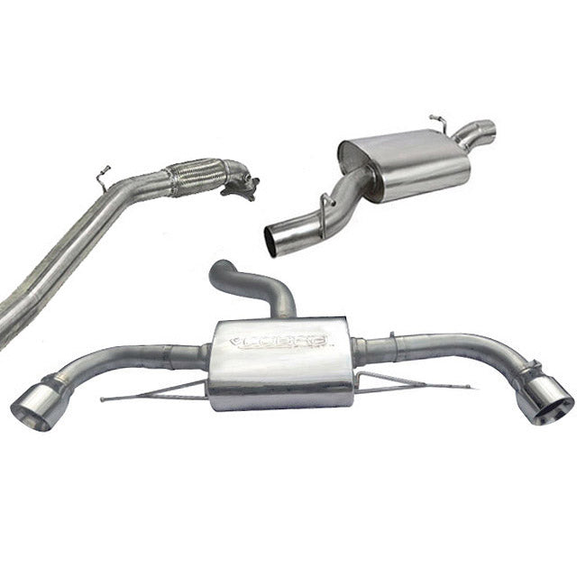 Línea de escape "Turboback" para Audi TT (MK2) 2.0 TFSI (Quattro) 2012-14