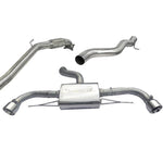 Línea de escape "Turboback" para Audi TT (MK2) 2.0 TFSI (Quattro) 2012-14