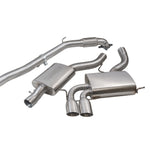 Línea de escape "Turboback" para Audi S3 (8P) Quattro (3 puertas)