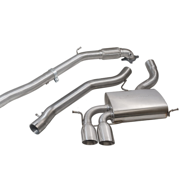 Línea de escape "Turboback" para Audi S3 (8P) Quattro (3 puertas)