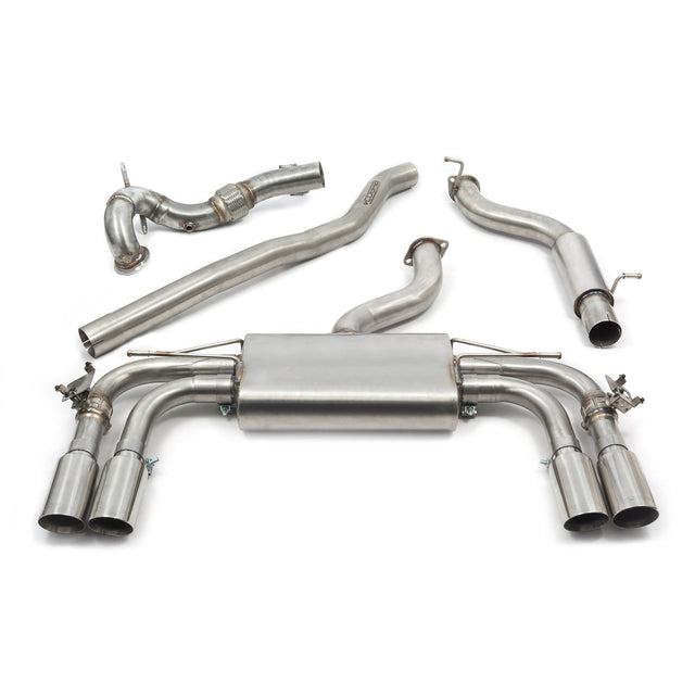 Línea de escape "Turboback" con válvula para Audi S3 (8V) 5 Puertas Sportback (13-18)