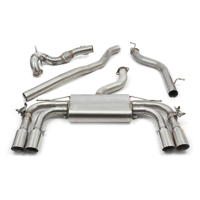 Línea de escape "Turboback" con válvula para Audi S3 (8V) 5 Puertas Sportback (13-18)