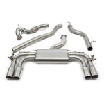 Línea de escape "Turboback" con válvula para Audi S3 (8V) 5 Puertas Sportback (13-18)