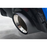 Puntas de rendimiento OEM para BMW M135i xDrive (F40) - Puntas de escape de repuesto deslizables de fibra de carbono de 4,5" más grandes