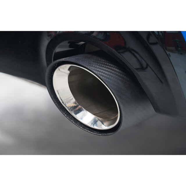 Puntas de rendimiento OEM para BMW X2 M35i xDrive (F39) - Puntas de escape de repuesto de 4,5" de fibra de carbono más grandes atornillables
