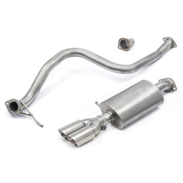 Línea de escape de doble salida "GPFback" para Ford Fiesta (Mk8) 1L EcoBoost híbrido mHEV ST-Line (estilo ST)