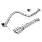 Línea de escape doble salida "GPFback" Venom para Ford Fiesta (Mk8) 1.0 EcoBoost Hybrid mHEV ST-Line (Estilo ST)