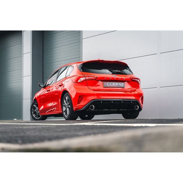 Silenciador Trasero de Escape ST Style Doble Salida para Ford Focus ST-Line 1.0L 125PS (Mk4)