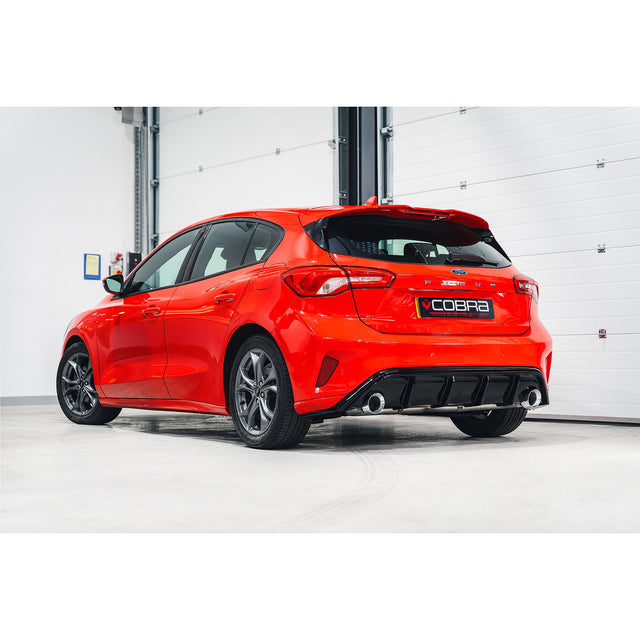 Silencioso Trasero de Escape ST Style Doble Salida Venom para Ford Focus ST-Line 1.0L 125CV (Mk4)