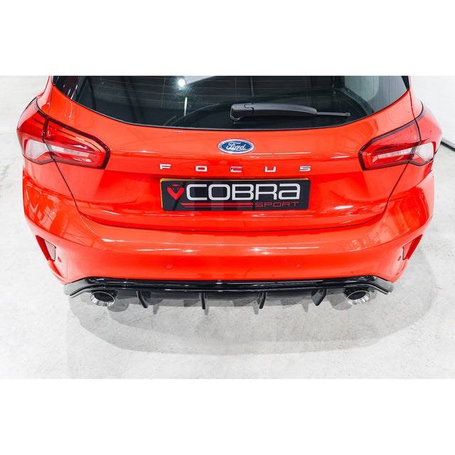 Silencioso Trasero de Escape ST Style Doble Salida Venom para Ford Focus ST-Line 1.0L 125CV (Mk4)
