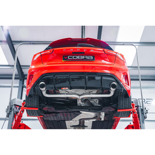 Silencioso Trasero de Escape ST Style Doble Salida Venom para Ford Focus ST-Line 1.0L 125CV (Mk4)