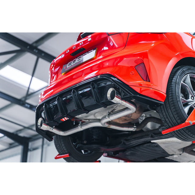 Silencioso Trasero de Escape ST Style Doble Salida Venom para Ford Focus ST-Line 1.0L 125CV (Mk4)