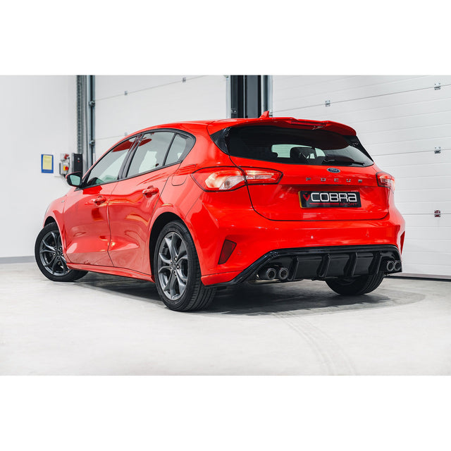 Silenciador de escape trasero de salida cuádruple ST Style Venom para Ford Focus ST-Line 1.0L 125PS (Mk4)