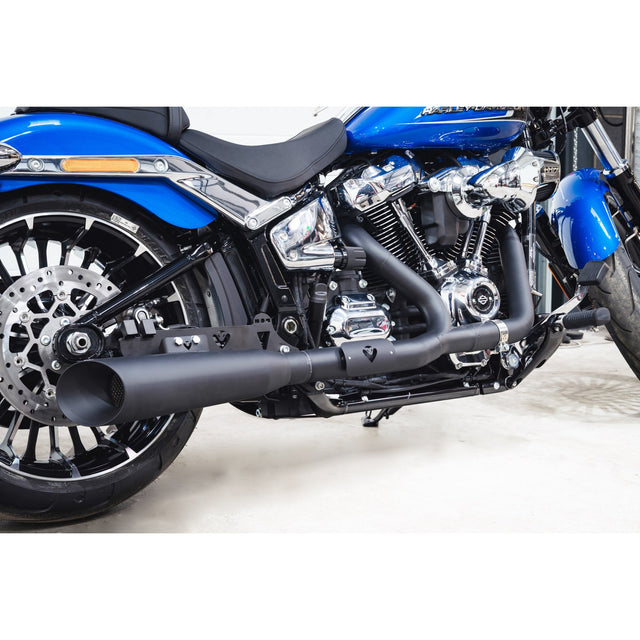 Línea de escape completa 2 en 1 para Harley-Davidson Softail