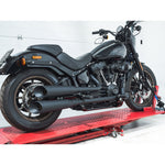 Sistema de escape completo 2 en 2 estilo escopeta para Harley-Davidson Softail
