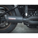 Línea de escape completa 2 en 1 estilo GP para Harley-Davidson Softail