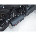 Línea de escape completa 2 en 1 estilo GP para Harley-Davidson Softail