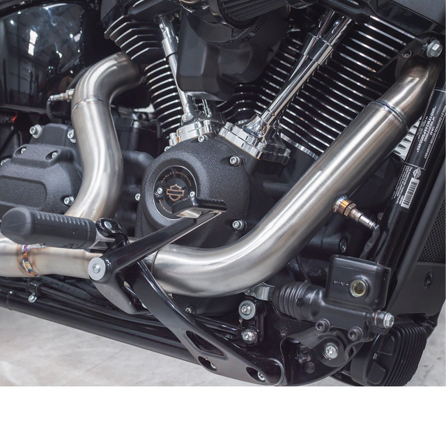 Línea de escape completa 2 en 1 para Harley-Davidson Softail