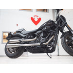 Sistema de escape completo 2 en 2 estilo escopeta para Harley-Davidson Softail
