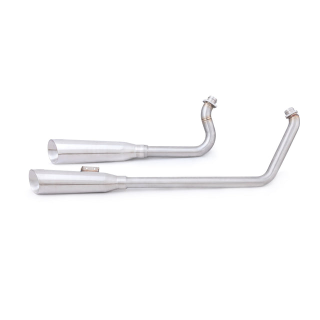 Sistema de escape completo 2 en 2 estilo escopeta para Harley-Davidson Softail