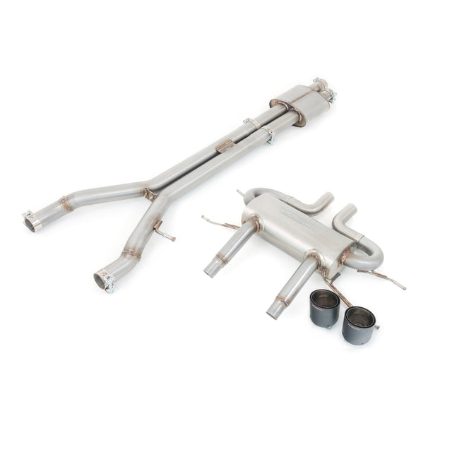 Sistema de escape "Catback" con resonador para Jaguar F-Type V6 (14-20).