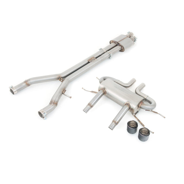 Sistema de escape "Catback" con resonador para Jaguar F-Type V6 (14-20).