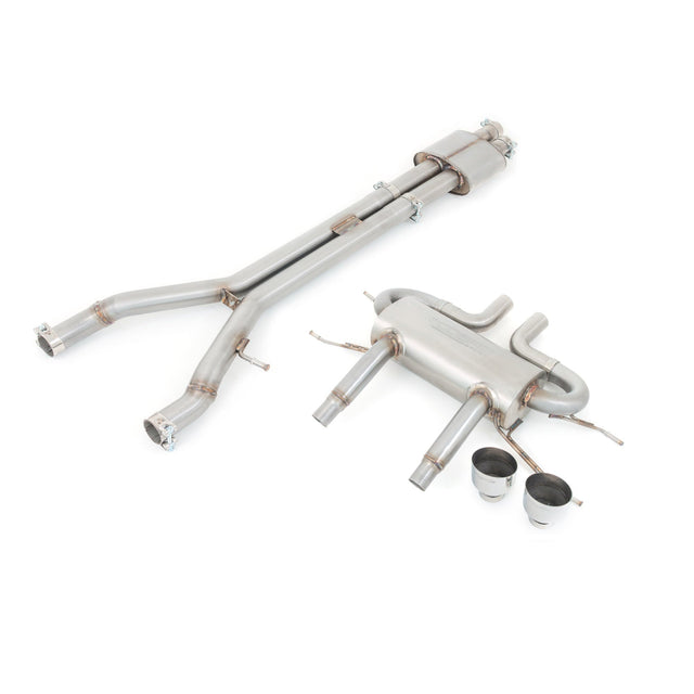 Sistema de escape "Catback" con resonador para Jaguar F-Type V6 (14-20).