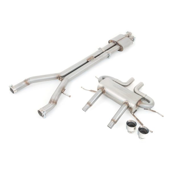 Sistema de escape "Catback" con resonador para Jaguar F-Type V6 (14-20).