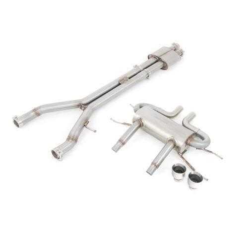 Sistema de escape "Catback" con resonador para Jaguar F-Type V6 (14-20).