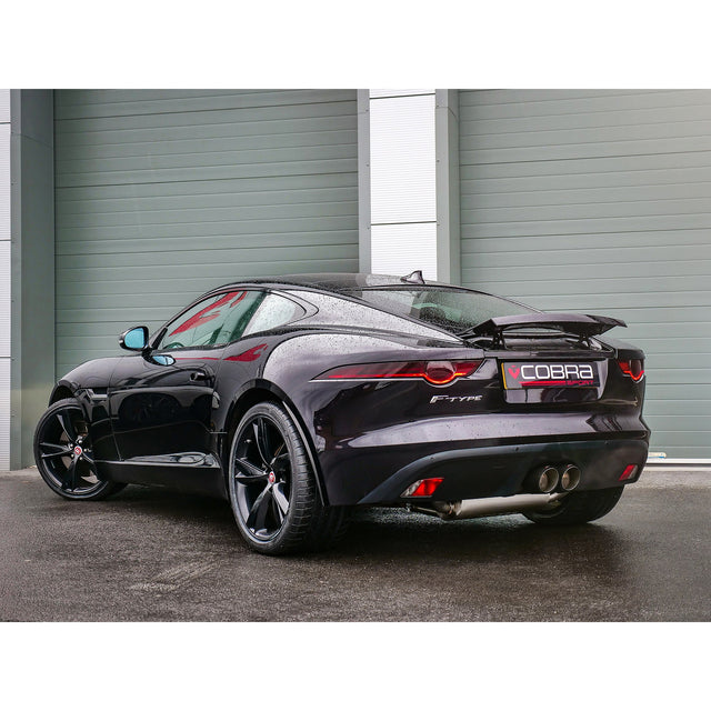 Sistema de escape "Catback" con resonador para Jaguar F-Type V6 (14-20).