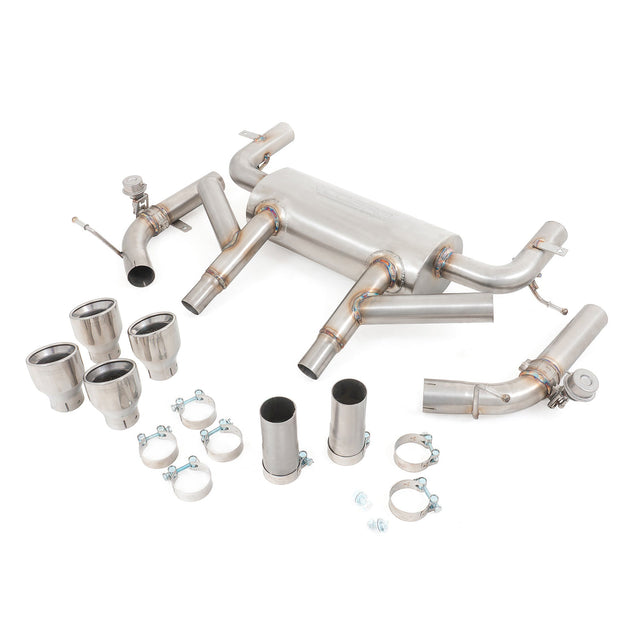 Línea de escape "Axleback" con válvula para Jaguar F-Type V8 (14-20)