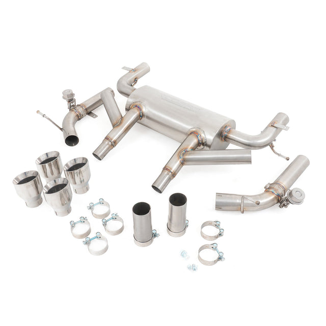 Línea de escape "Axleback" con válvula para Jaguar F-Type V8 (14-20)