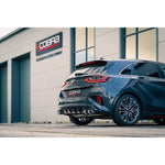 Línea de escape "Catback" con válvula de salida cuádruple para KIA Ceed GT (modelos GPF 2018-2021).