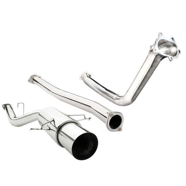Línea de Escape "Turboback" de 3" Race para Subaru Impreza WRX / STI Turbo (01-07)