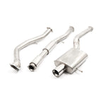 Línea de escape "Turboback" de 3" Track para Subaru Impreza Turbo (93-00)