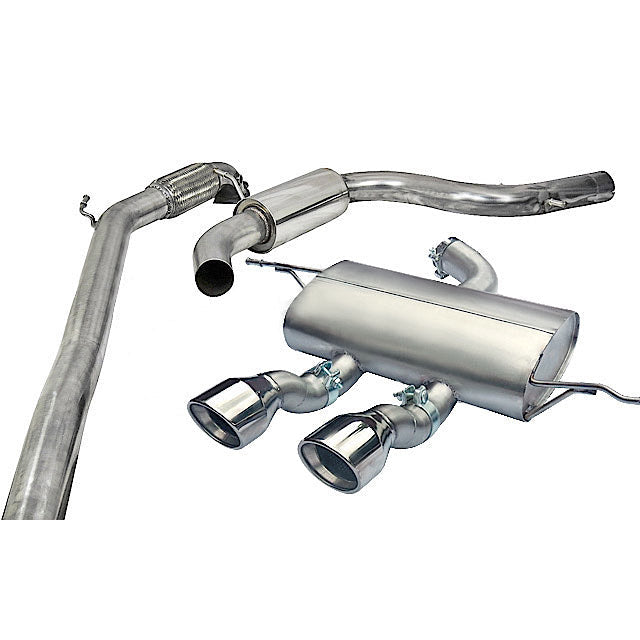 Línea de escape "Turboback" para Seat Leon Cupra R MK2 1P 2.0 T FSI (10-12)