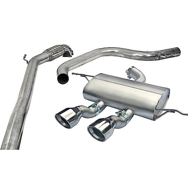 Línea de escape "Turboback" para Seat Leon Cupra R MK2 1P 2.0 T FSI (10-12)