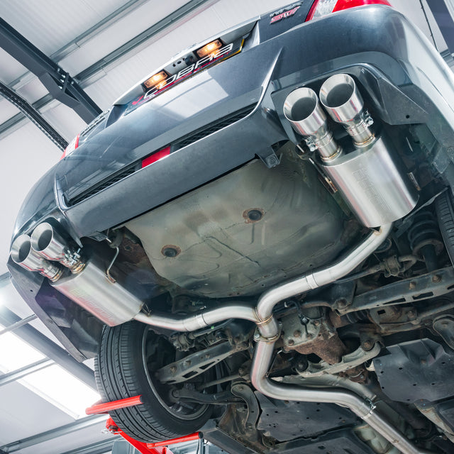 Línea de Escape "Turboback" para Subaru WRX STI 2.5 Sedán (10-13)