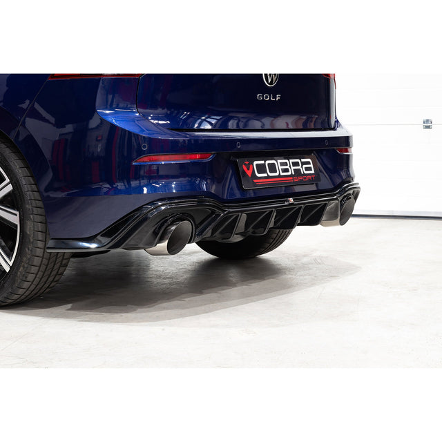 Silenciador de escape "Axleback" estilo Race GTI doble salida para VW Golf R-Line (Mk8) 1.5 TSI (20>)