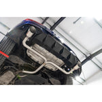 Silenciador de escape "Axleback" estilo Race GTI doble salida para VW Golf R-Line (Mk8) 1.5 TSI (20>)