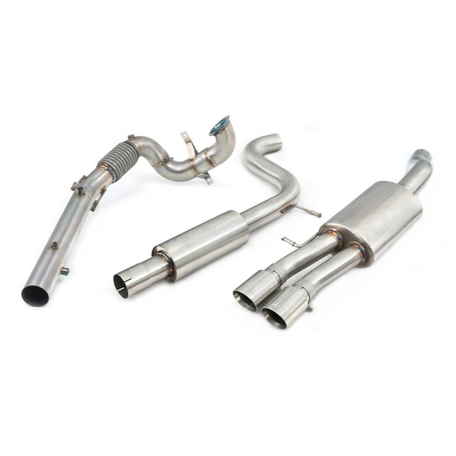 Línea de escape "Turboback" para VW Polo GTI (AW) MK6 2.0 TSI (19-21)