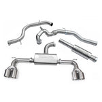 Línea de Escape "Turboback" Estilo Quad de Salida para VW Golf GTI (MK7) 2.0 TSI (5G) (12-17)