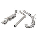 Línea de escape "Turboback" para VW Polo GTI (6C) 1.8 TSI (15-17)