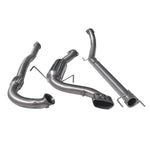 Línea de escape "Turboback" de 3" para Opel Astra H VXR