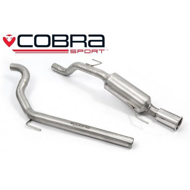 Línea de escape "Catback" para Opel Corsa D 1.6 SRI (10-14)