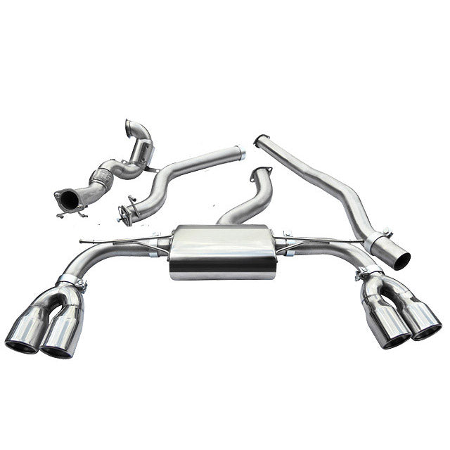 Línea de escape "Turboback" sin válvula para Audi S3 (8V) 5 puertas Sportback (13-18)