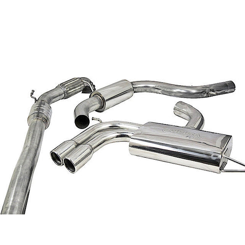 Audi A3 (8P) 2.0 TFSI 2WD Turbo Back Cobra Exhaust AU15a