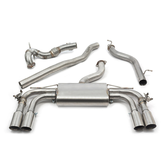 Línea de Escape "Turboback" con Válvula para Audi S3 (8V) Sedán (13-18)